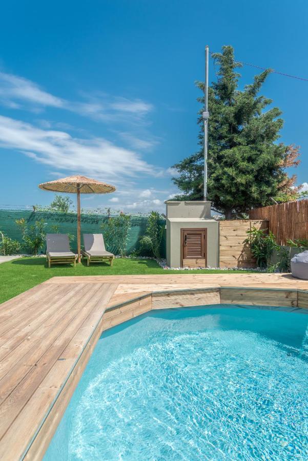 Cozy House With Pool Near Beach Gazi Екстериор снимка